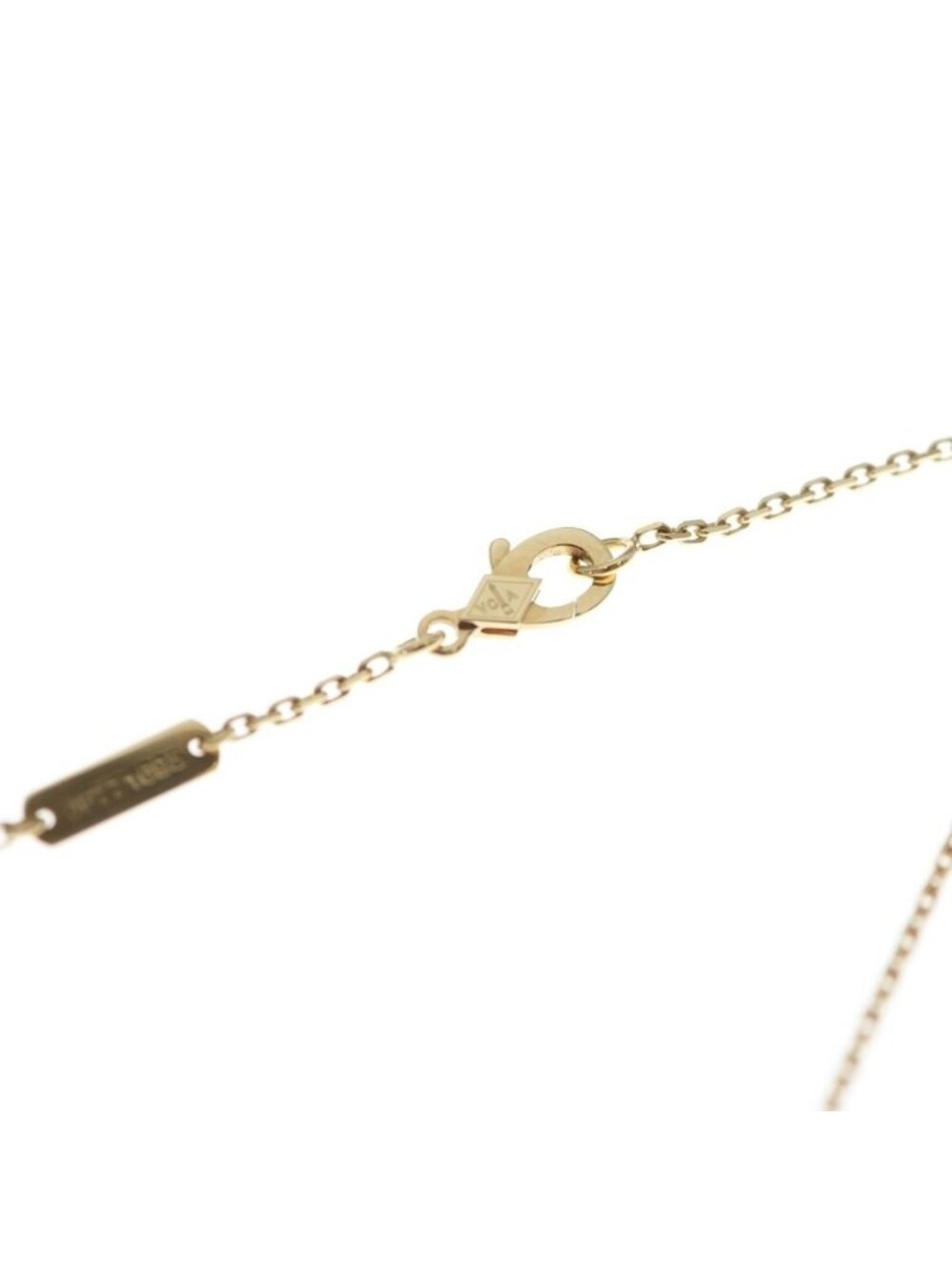 Van Cleef & Arpels Vintage Alhambra Mother of Pearl Necklace 18k Yellow Gold - Picture 4 of 6